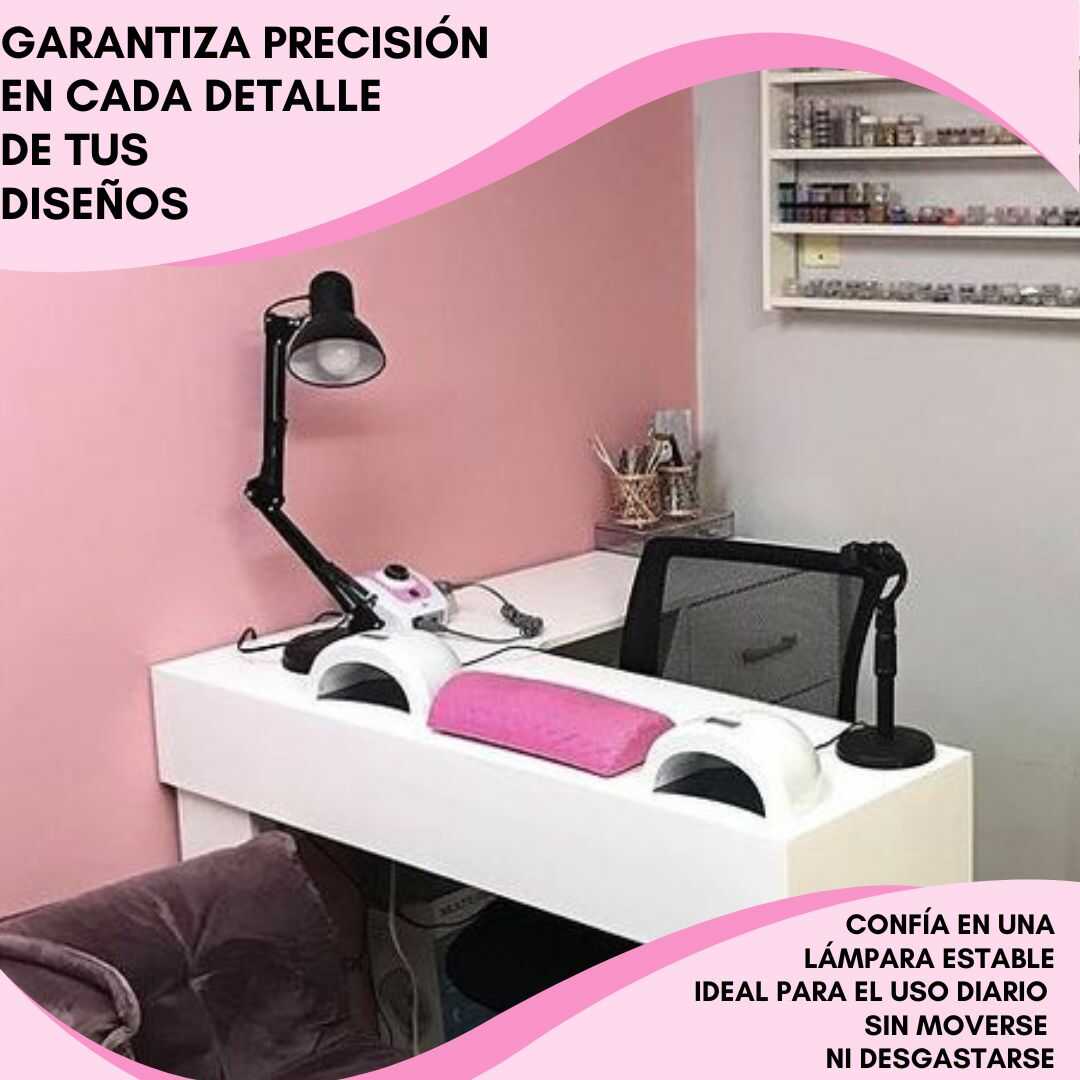 🎁Lámpara Para Manicuristas | ¡Protege tu Vista y Mejora la Precisión en tus Diseños con Luz perfecta Durante Largas horas!