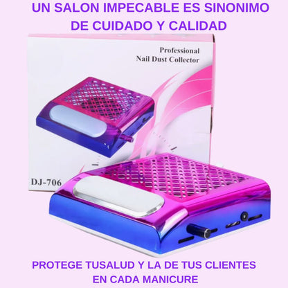 Extractor de Polvo NailCare™ | ¡Elimina el polvo de uñas con una eficacia del 99% en segundos!  Ideal para SPA y uso doméstico